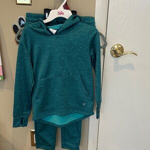 Xersion Teal Kids Matching Set